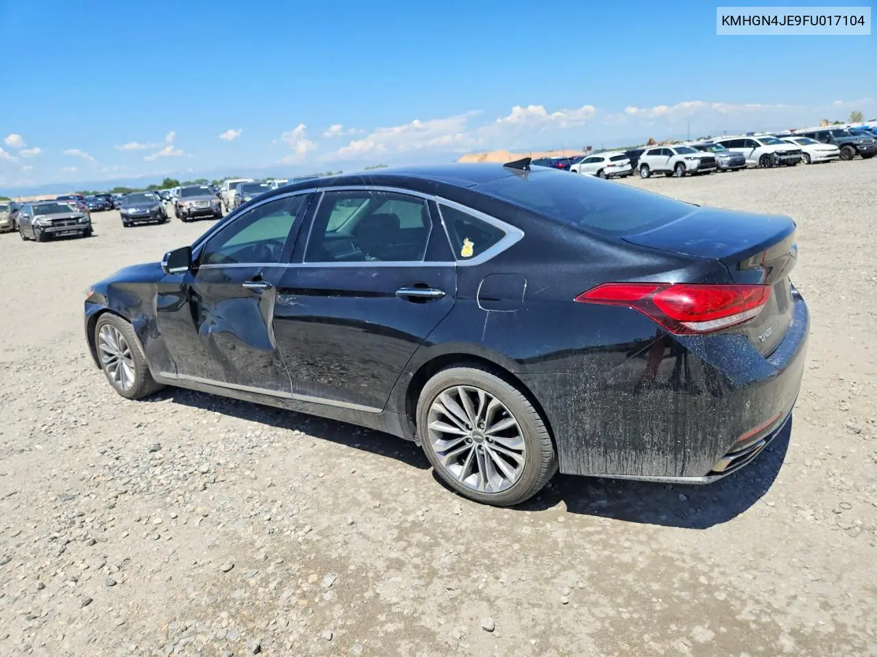 2015 Hyundai Genesis 3.8L VIN: KMHGN4JE9FU017104 Lot: 60060936