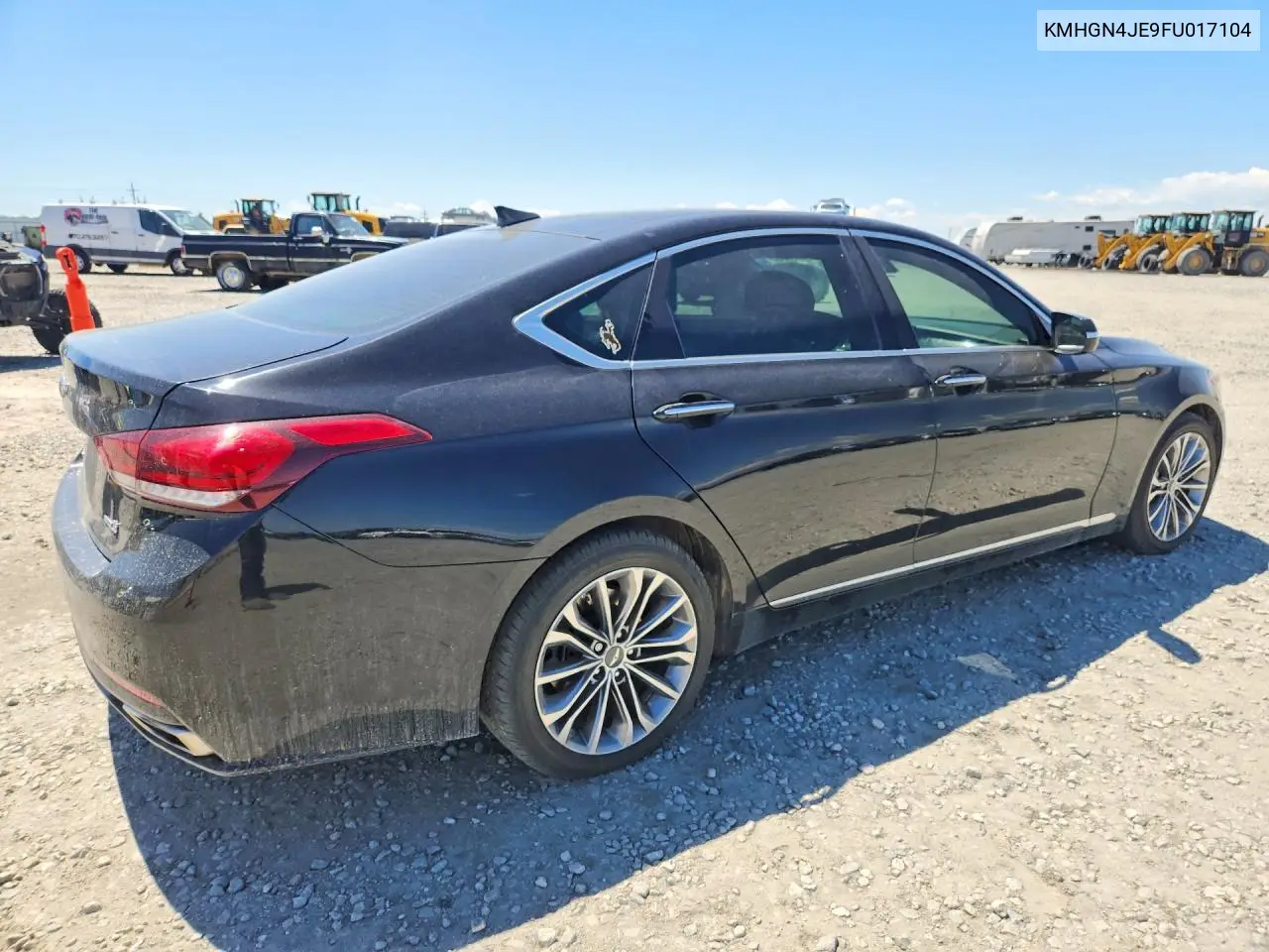2015 Hyundai Genesis 3.8L VIN: KMHGN4JE9FU017104 Lot: 60060936