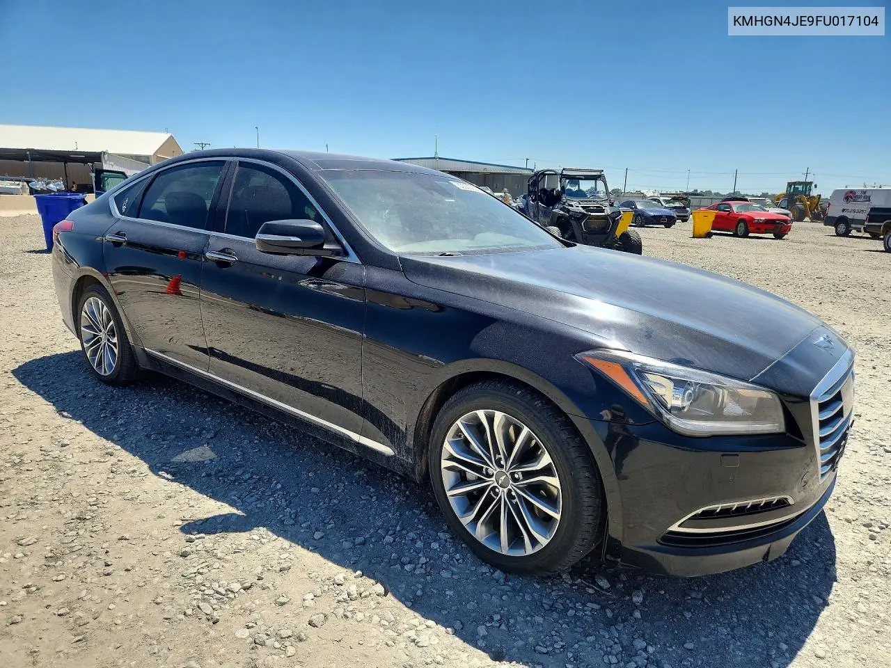 2015 Hyundai Genesis 3.8L VIN: KMHGN4JE9FU017104 Lot: 60060936