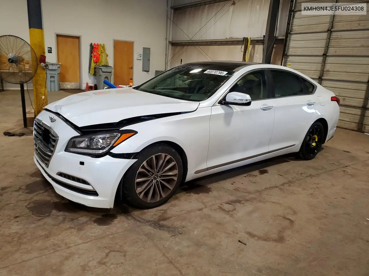 2015 Hyundai Genesis 3.8L VIN: KMHGN4JE5FU024308 Lot: 60070796
