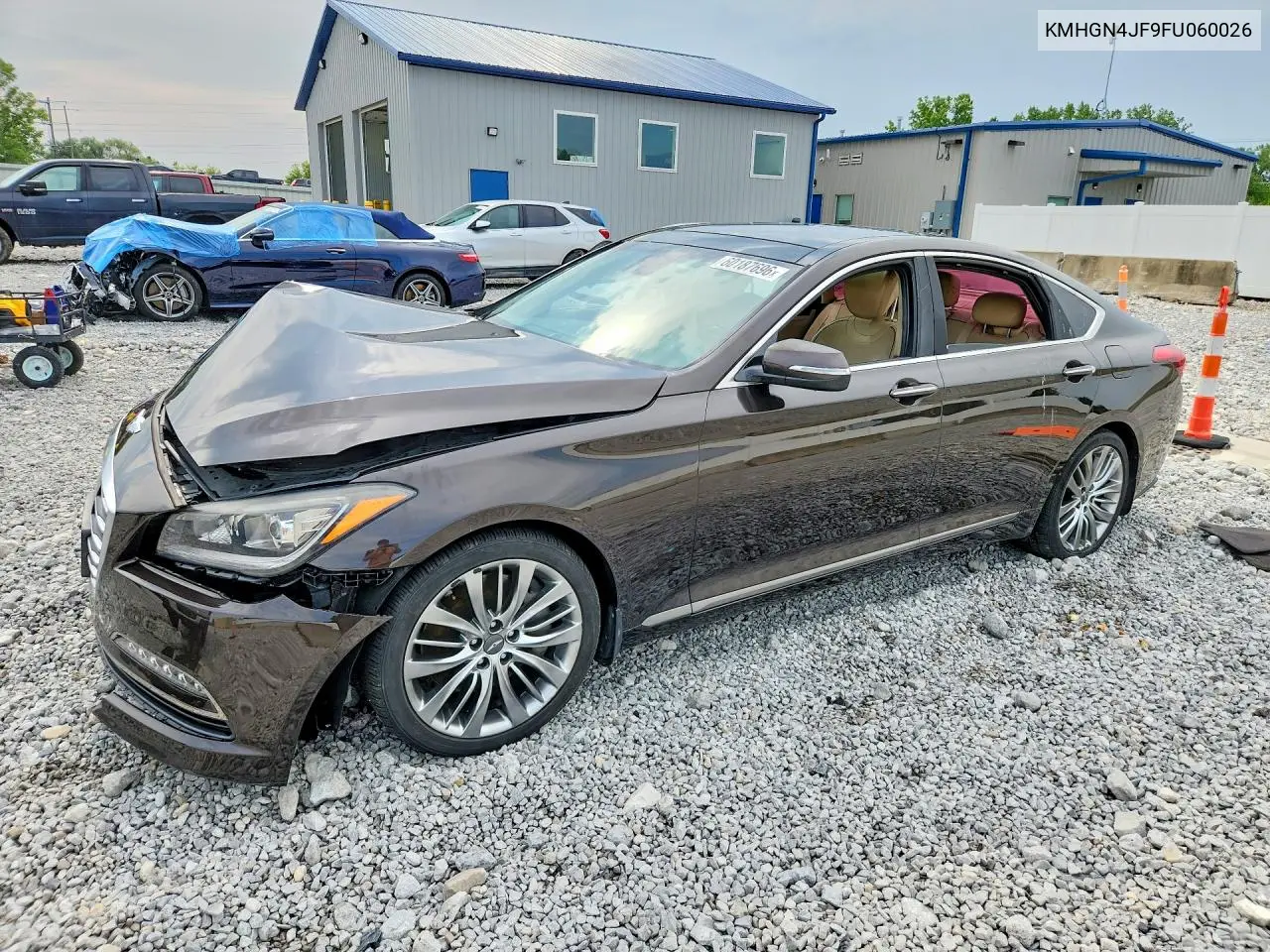 2015 Hyundai Genesis 5.0L VIN: KMHGN4JF9FU060026 Lot: 60187696