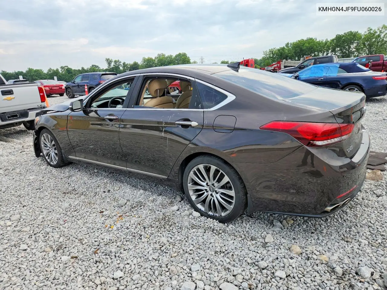 2015 Hyundai Genesis 5.0L VIN: KMHGN4JF9FU060026 Lot: 60187696