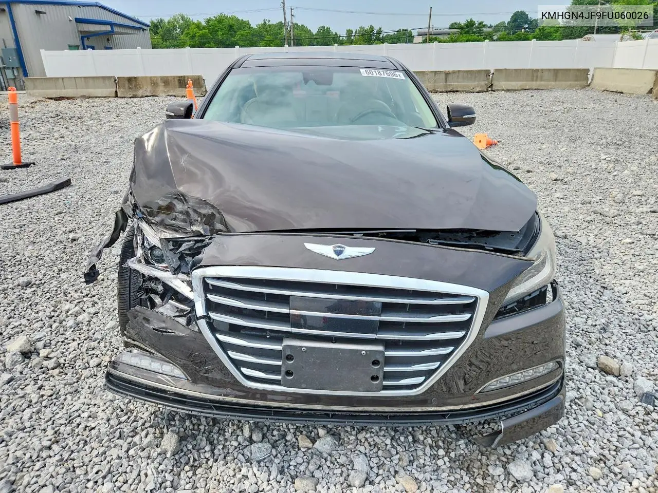 2015 Hyundai Genesis 5.0L VIN: KMHGN4JF9FU060026 Lot: 60187696