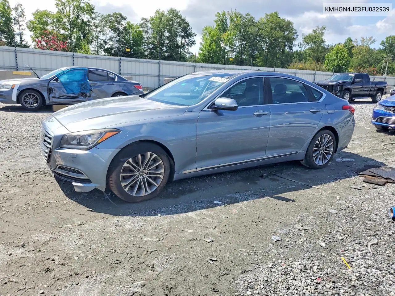 2015 Hyundai Genesis 3.8L VIN: KMHGN4JE3FU032939 Lot: 60208936