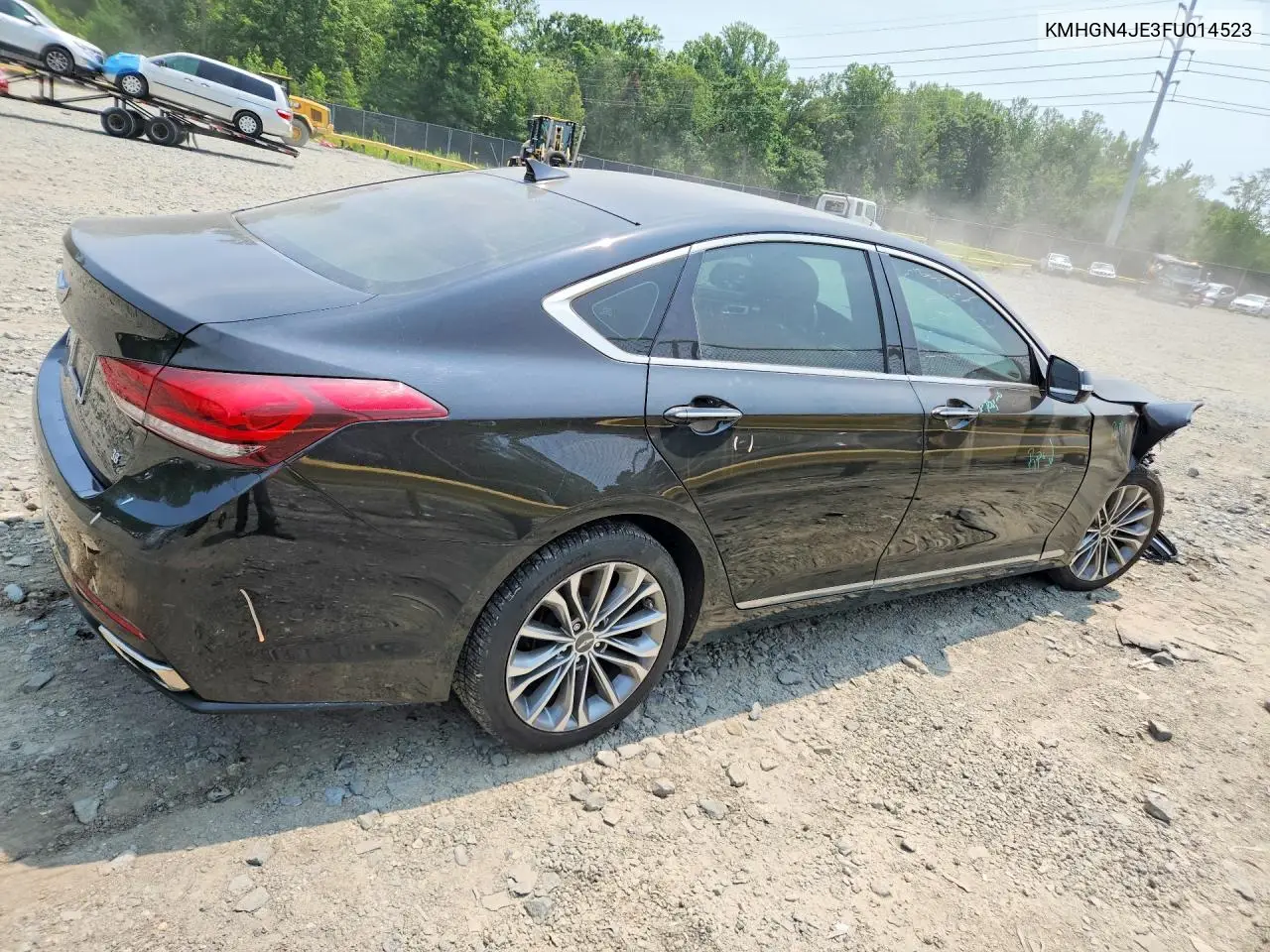 2015 Hyundai Genesis 3.8L VIN: KMHGN4JE3FU014523 Lot: 60215236