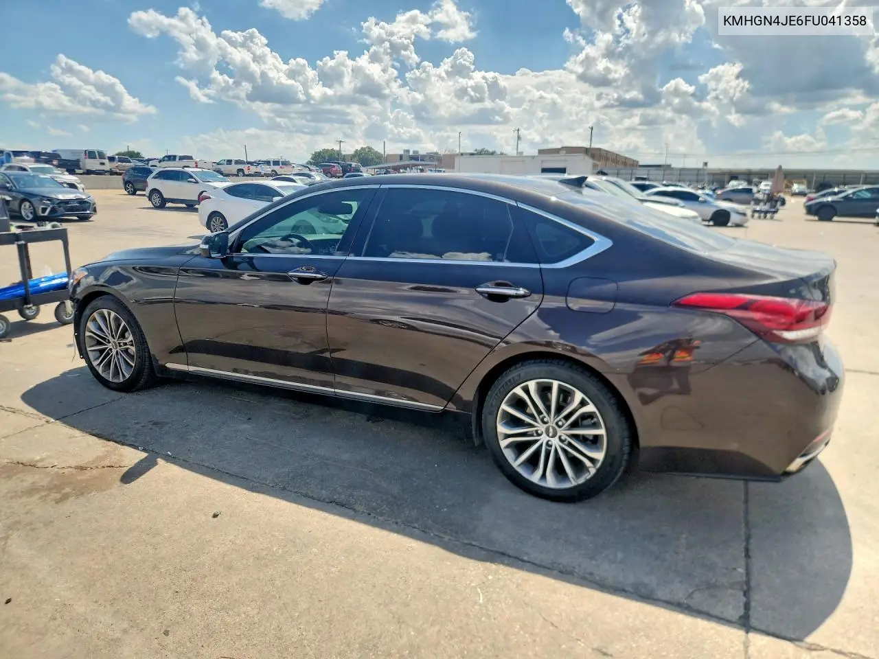 2015 Hyundai Genesis 3.8L VIN: KMHGN4JE6FU041358 Lot: 60237666