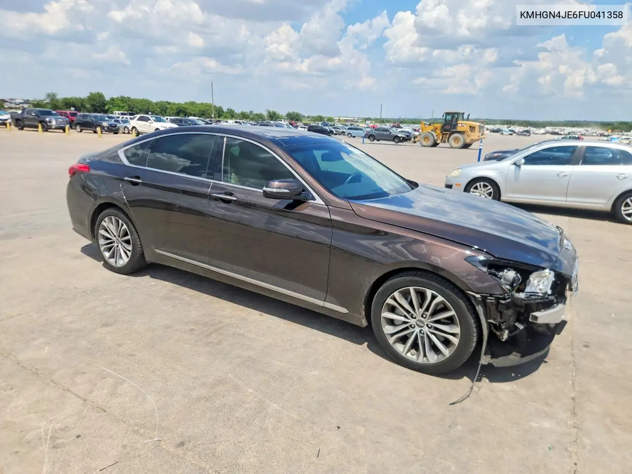 2015 Hyundai Genesis 3.8L VIN: KMHGN4JE6FU041358 Lot: 60237666
