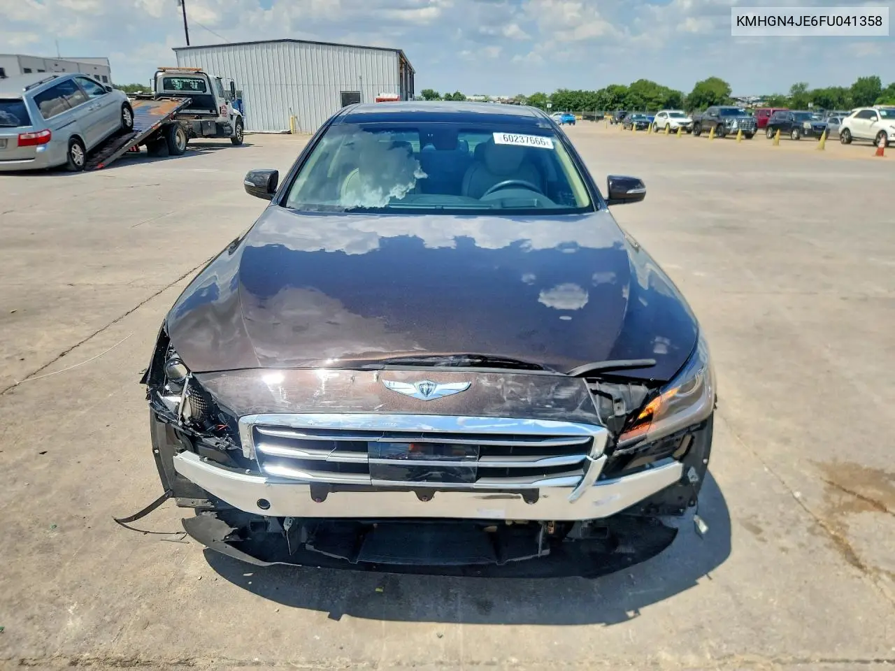 2015 Hyundai Genesis 3.8L VIN: KMHGN4JE6FU041358 Lot: 60237666