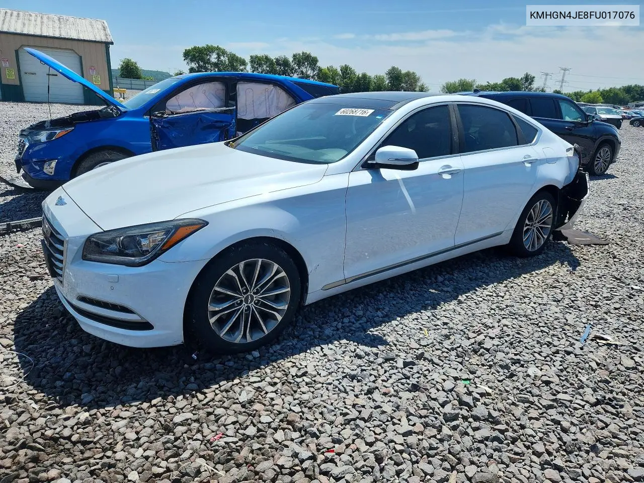 2015 Hyundai Genesis 3.8L VIN: KMHGN4JE8FU017076 Lot: 60268716