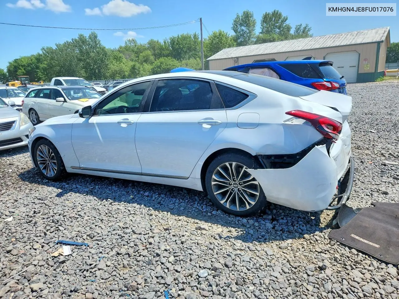 2015 Hyundai Genesis 3.8L VIN: KMHGN4JE8FU017076 Lot: 60268716