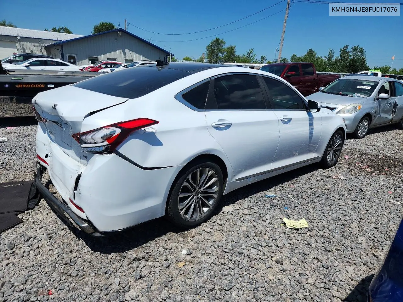 2015 Hyundai Genesis 3.8L VIN: KMHGN4JE8FU017076 Lot: 60268716