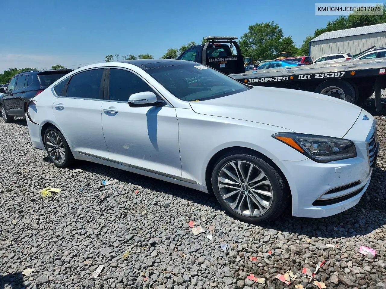 2015 Hyundai Genesis 3.8L VIN: KMHGN4JE8FU017076 Lot: 60268716