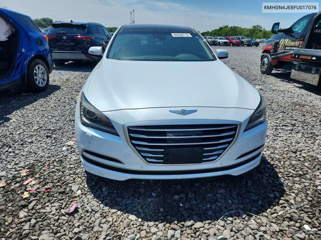 2015 Hyundai Genesis 3.8L VIN: KMHGN4JE8FU017076 Lot: 60268716