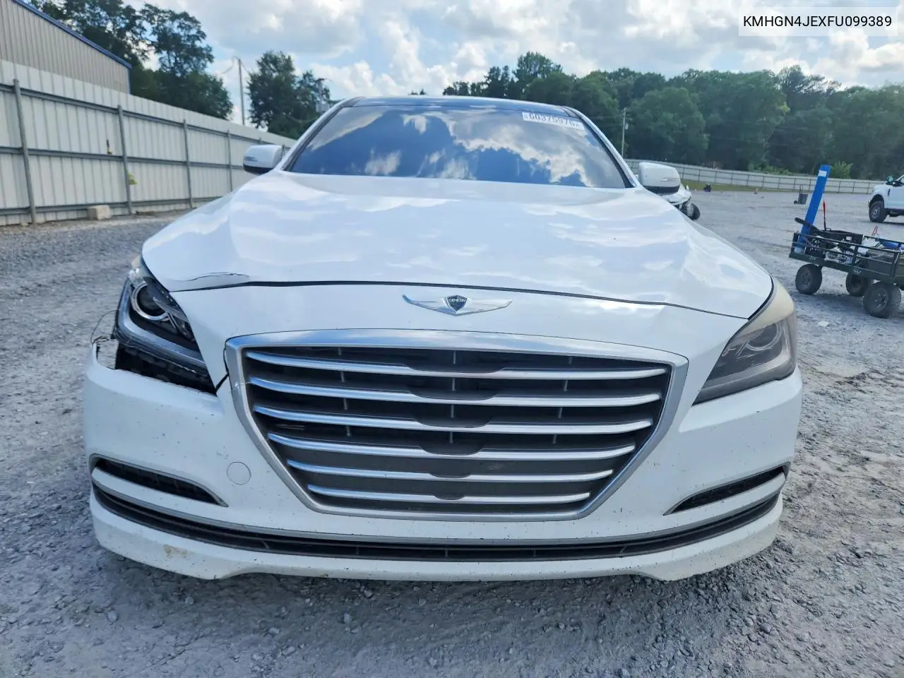 2015 Hyundai Genesis 3.8L VIN: KMHGN4JEXFU099389 Lot: 60375976