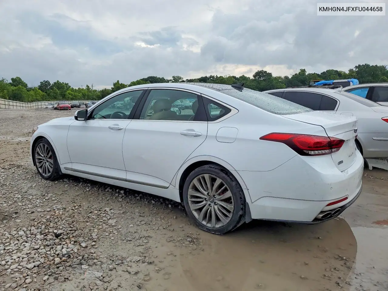 2015 Hyundai Genesis 5.0L VIN: KMHGN4JFXFU044658 Lot: 60424036
