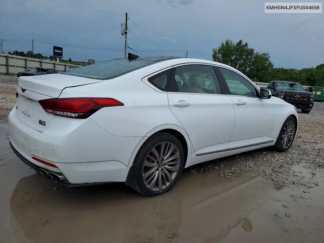 2015 Hyundai Genesis 5.0L VIN: KMHGN4JFXFU044658 Lot: 60424036