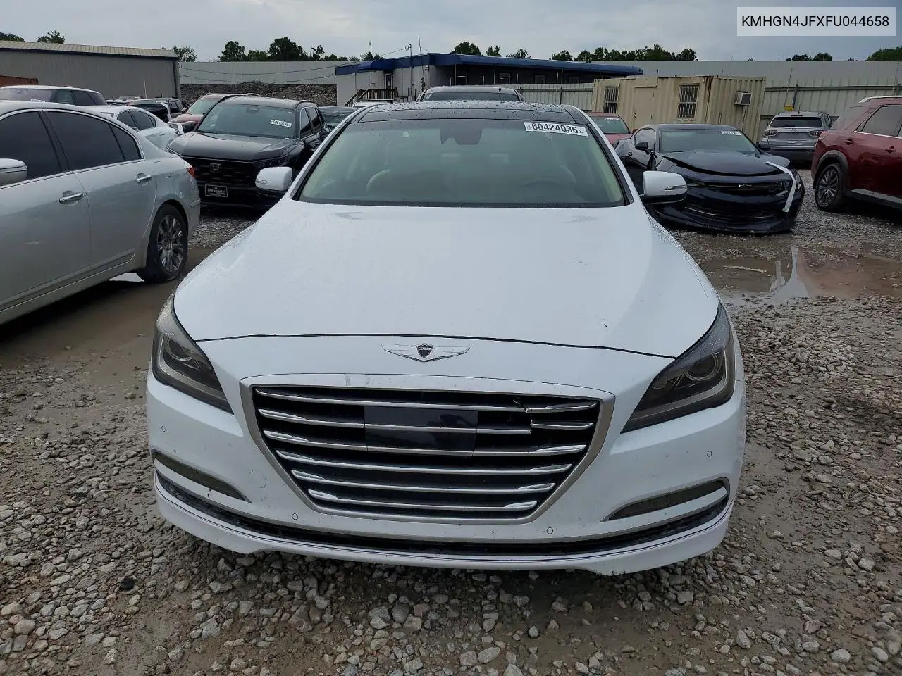 2015 Hyundai Genesis 5.0L VIN: KMHGN4JFXFU044658 Lot: 60424036