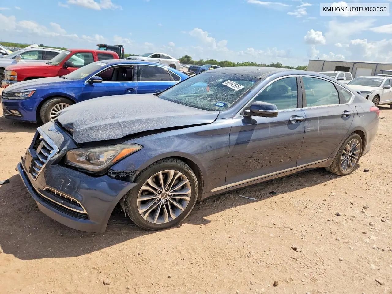 2015 Hyundai Genesis 3.8L VIN: KMHGN4JE0FU063355 Lot: 60462836