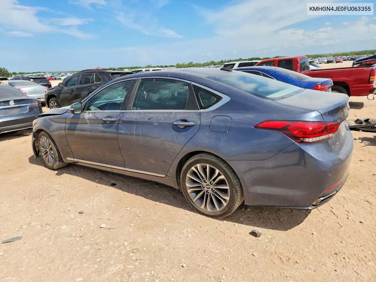 2015 Hyundai Genesis 3.8L VIN: KMHGN4JE0FU063355 Lot: 60462836