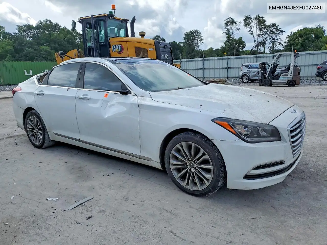 2015 Hyundai Genesis 3.8L VIN: KMHGN4JEXFU027480 Lot: 60467636