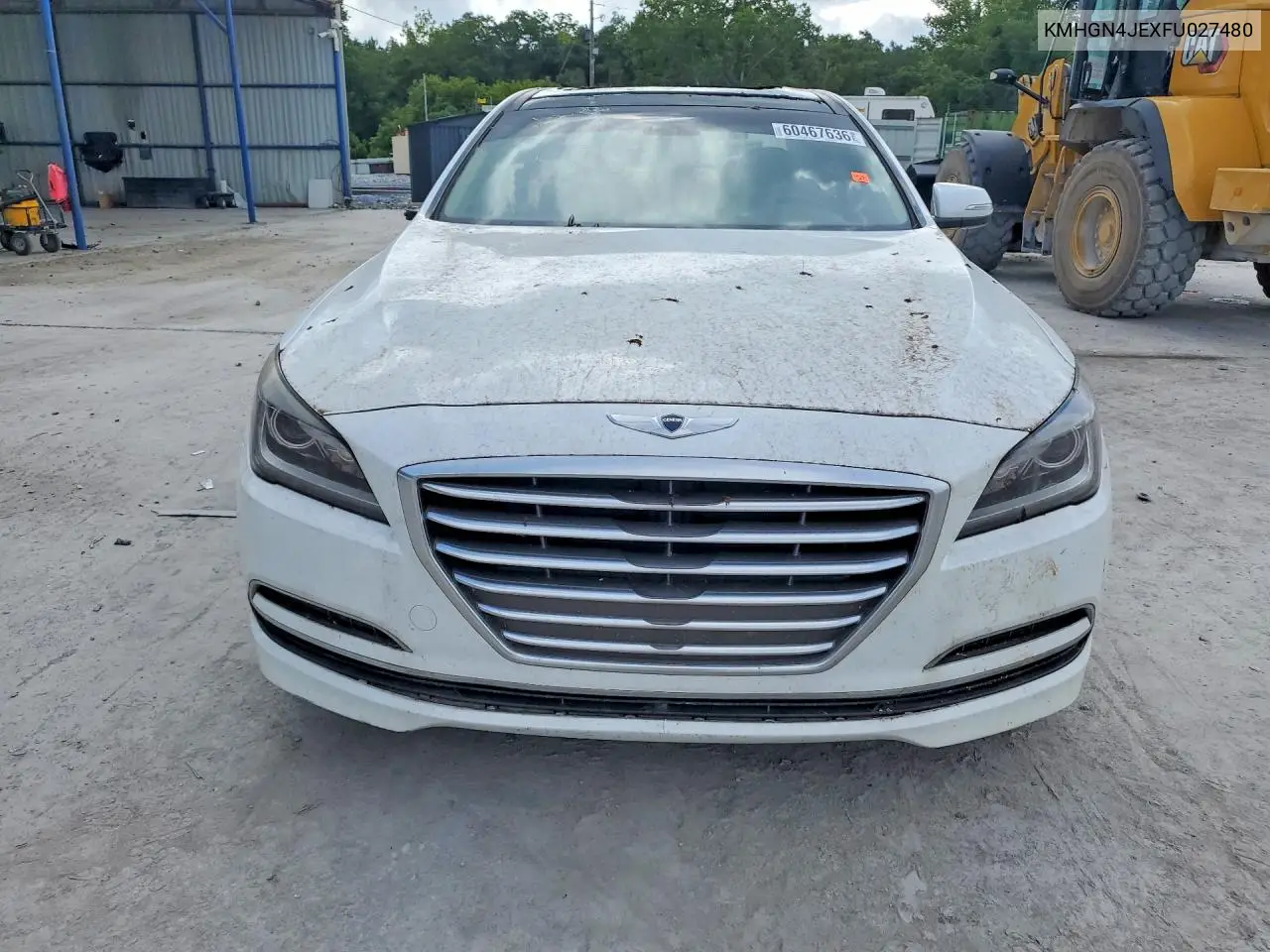 2015 Hyundai Genesis 3.8L VIN: KMHGN4JEXFU027480 Lot: 60467636