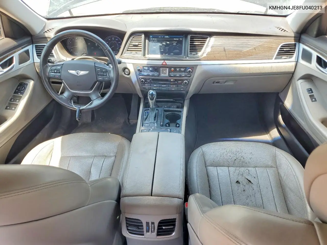 2015 Hyundai Genesis 3.8L VIN: KMHGN4JE8FU040213 Lot: 60572726