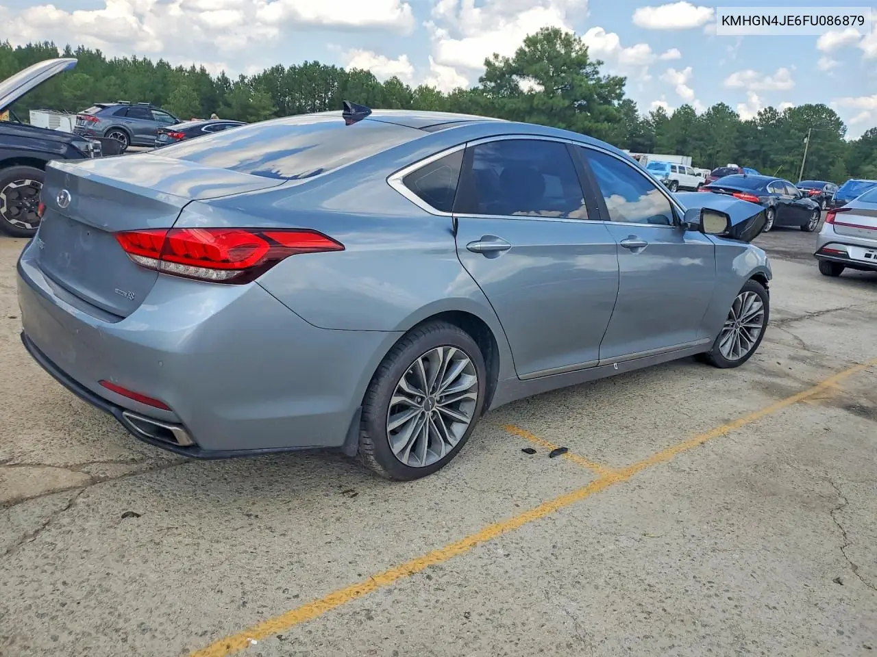 2015 Hyundai Genesis 3.8L VIN: KMHGN4JE6FU086879 Lot: 60933776