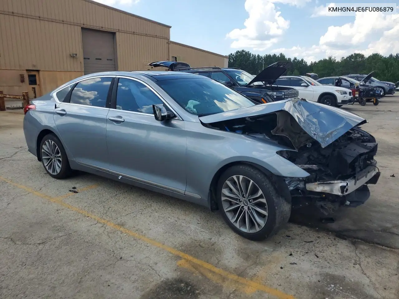 2015 Hyundai Genesis 3.8L VIN: KMHGN4JE6FU086879 Lot: 60933776