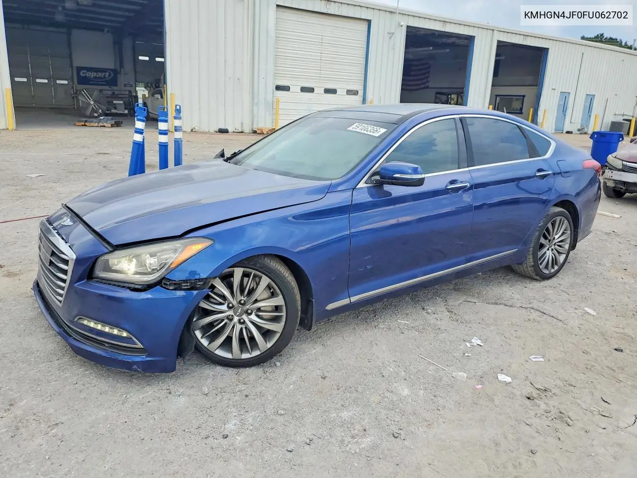2015 Hyundai Genesis 5.0L VIN: KMHGN4JF0FU062702 Lot: 60944206