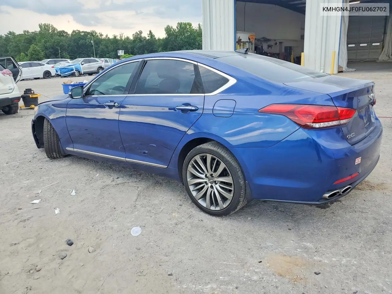 2015 Hyundai Genesis 5.0L VIN: KMHGN4JF0FU062702 Lot: 60944206