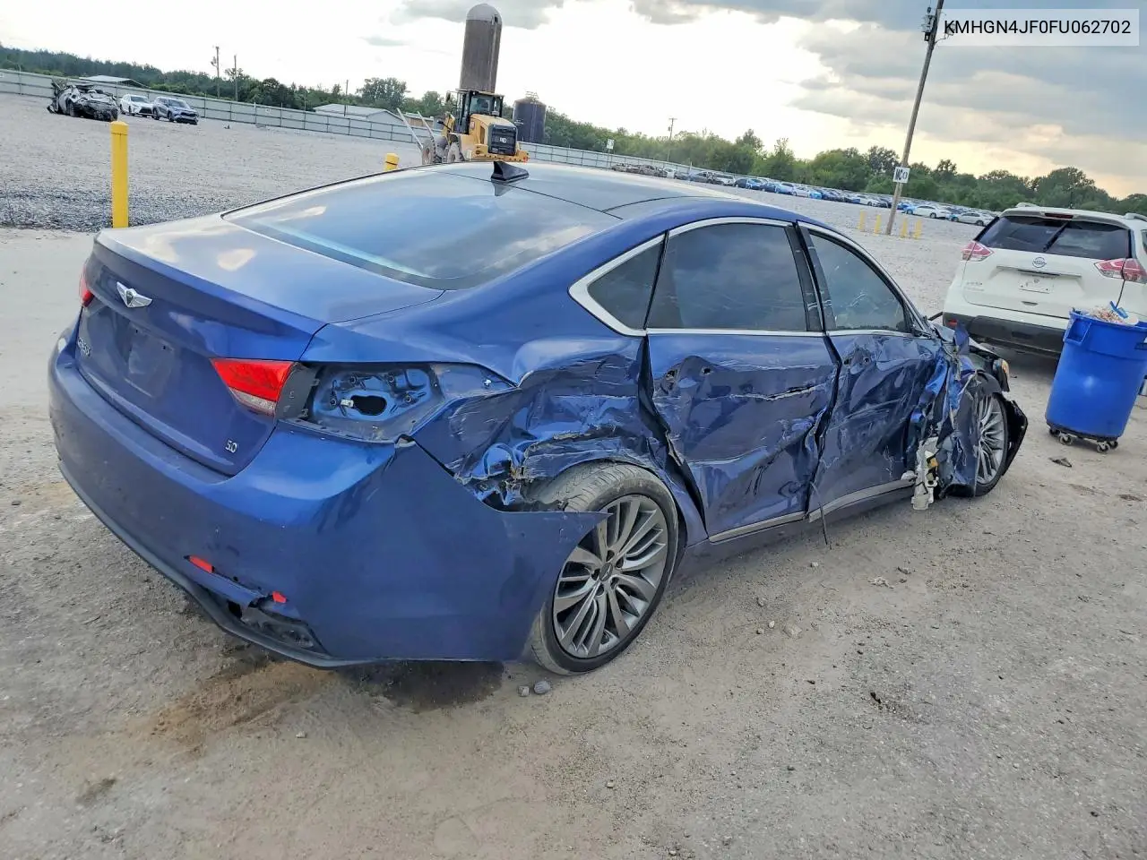 2015 Hyundai Genesis 5.0L VIN: KMHGN4JF0FU062702 Lot: 60944206