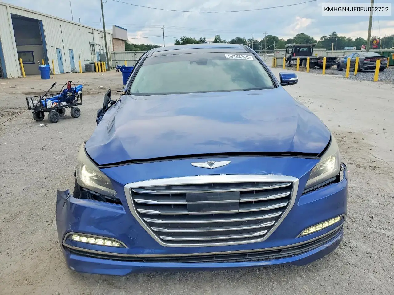 2015 Hyundai Genesis 5.0L VIN: KMHGN4JF0FU062702 Lot: 60944206