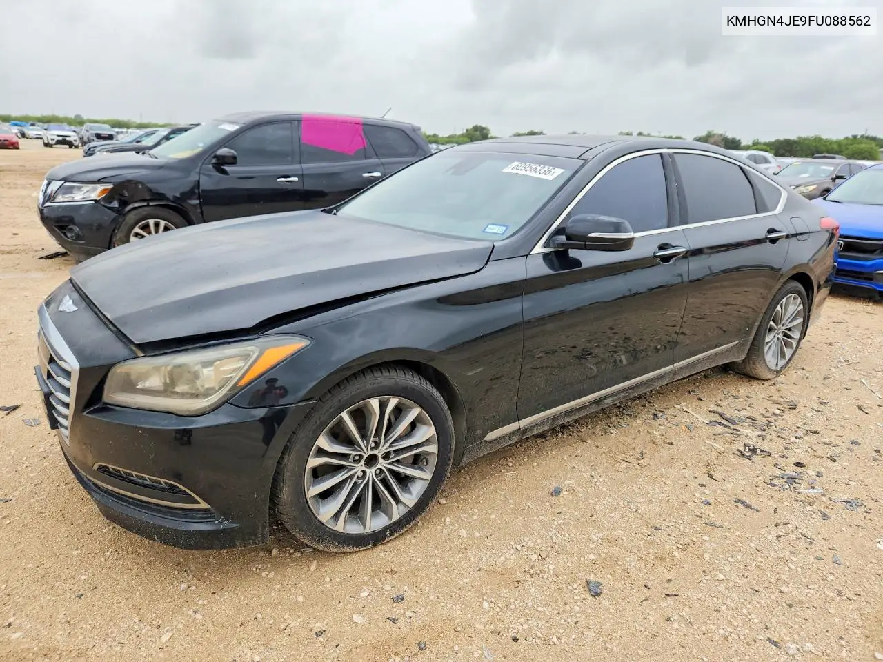2015 Hyundai Genesis 3.8L VIN: KMHGN4JE9FU088562 Lot: 60956336