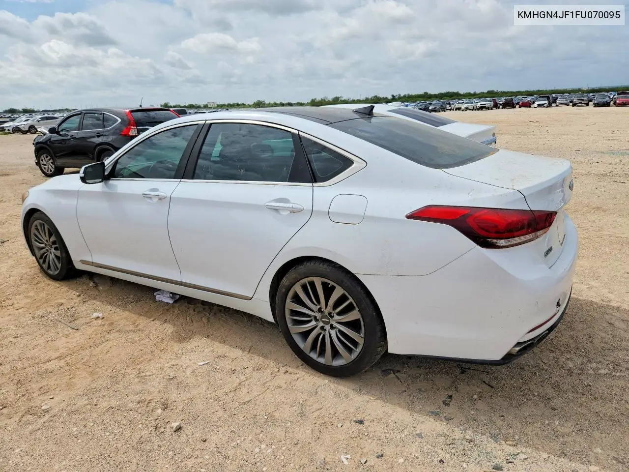 2015 Hyundai Genesis 5.0L VIN: KMHGN4JF1FU070095 Lot: 60957216