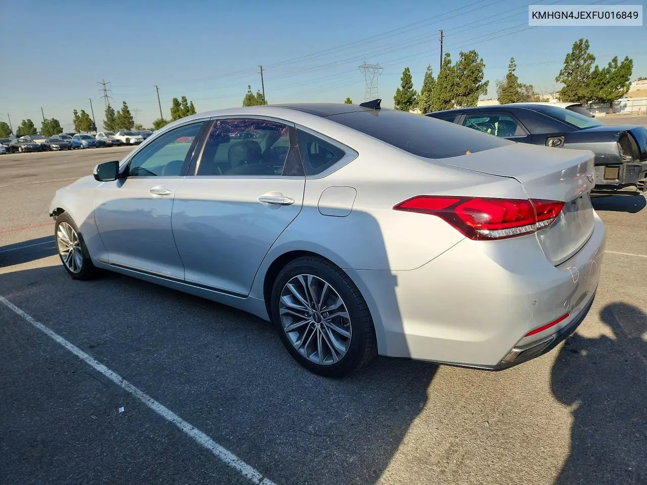 2015 Hyundai Genesis 3.8L VIN: KMHGN4JEXFU016849 Lot: 60966756