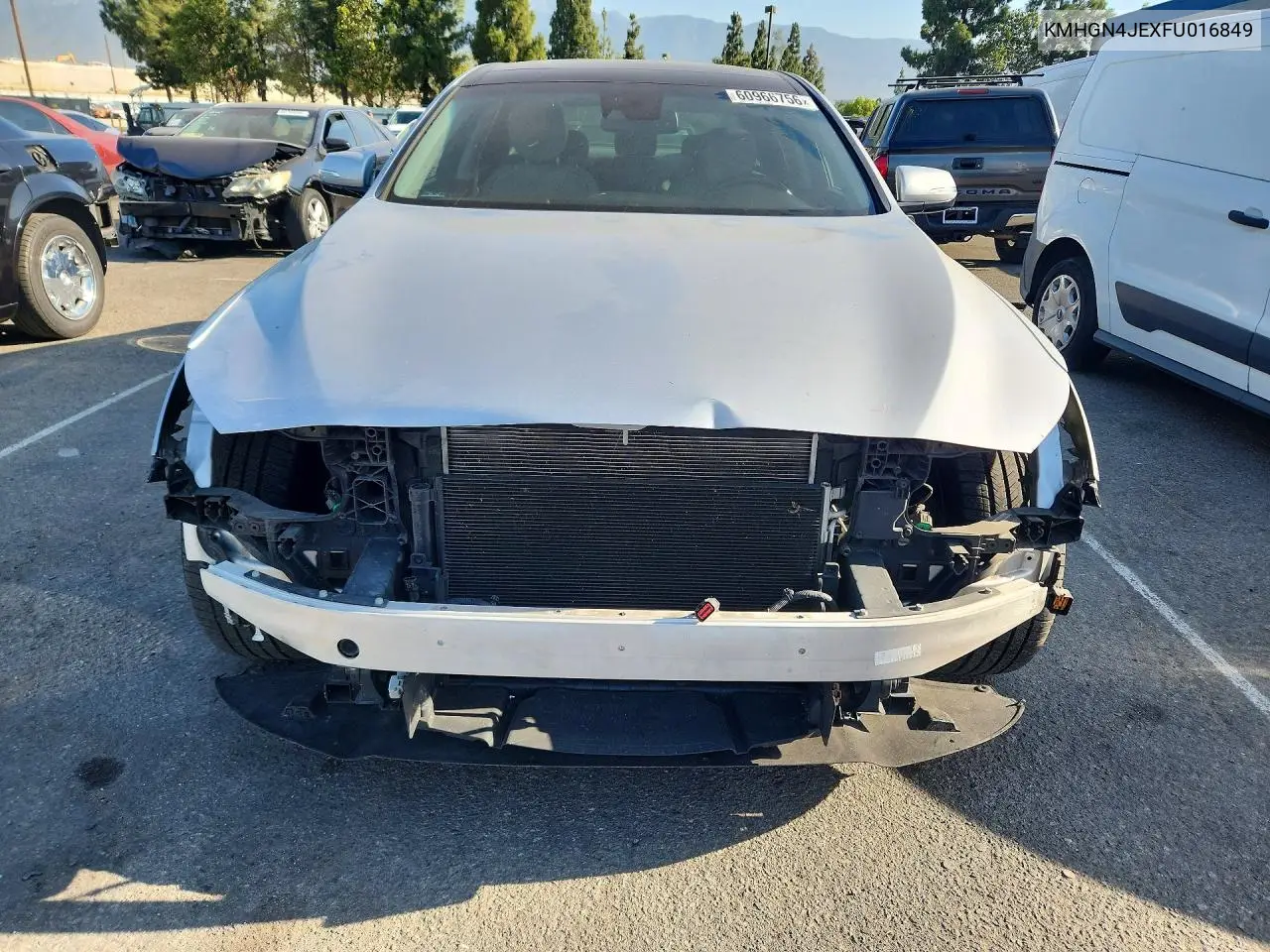 2015 Hyundai Genesis 3.8L VIN: KMHGN4JEXFU016849 Lot: 60966756