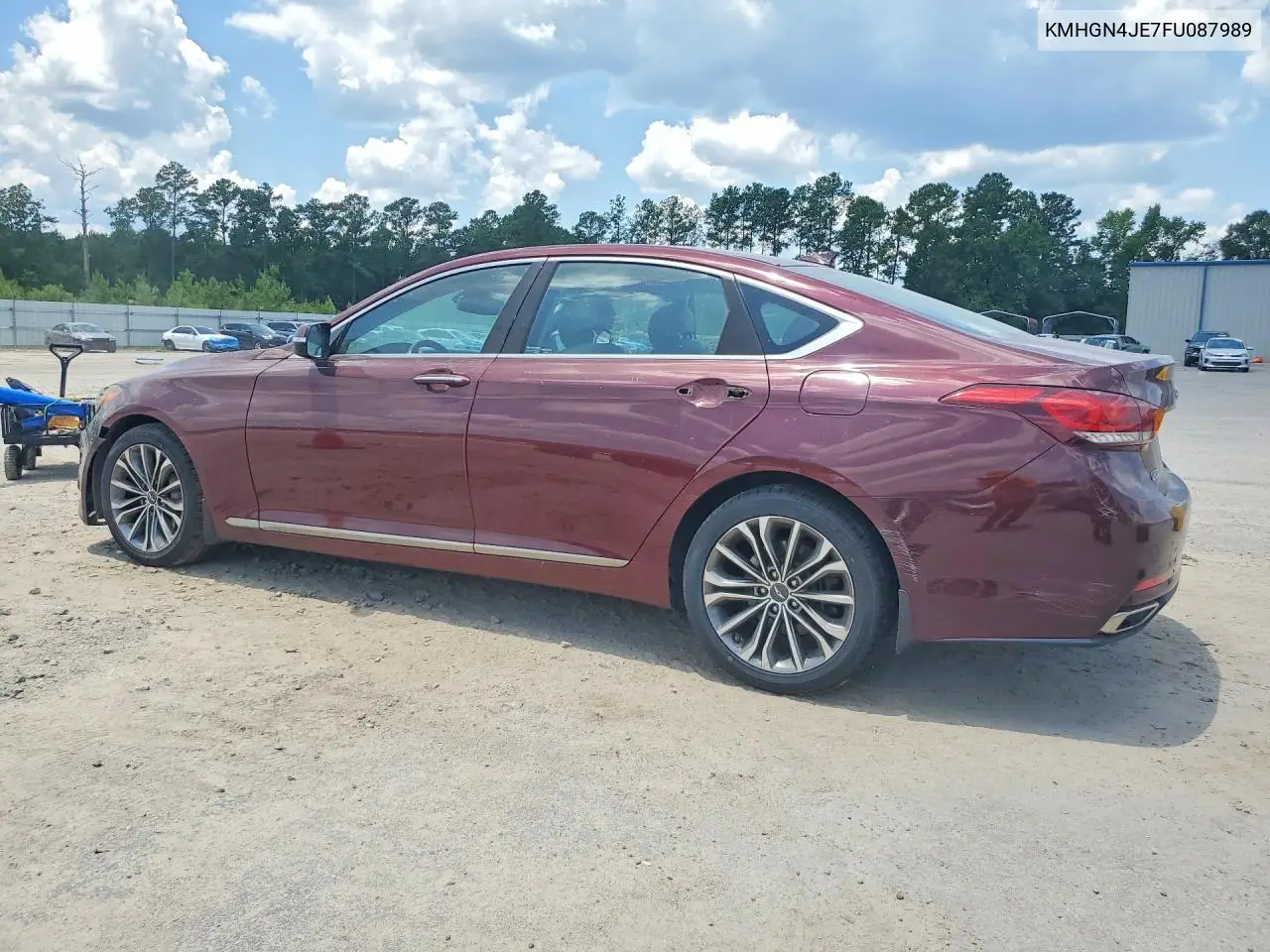 2015 Hyundai Genesis 3.8L VIN: KMHGN4JE7FU087989 Lot: 60974946