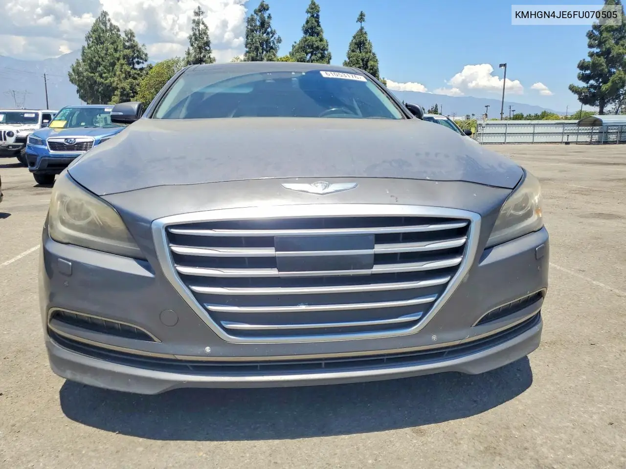 2015 Hyundai Genesis 3.8L VIN: KMHGN4JE6FU070505 Lot: 61053176