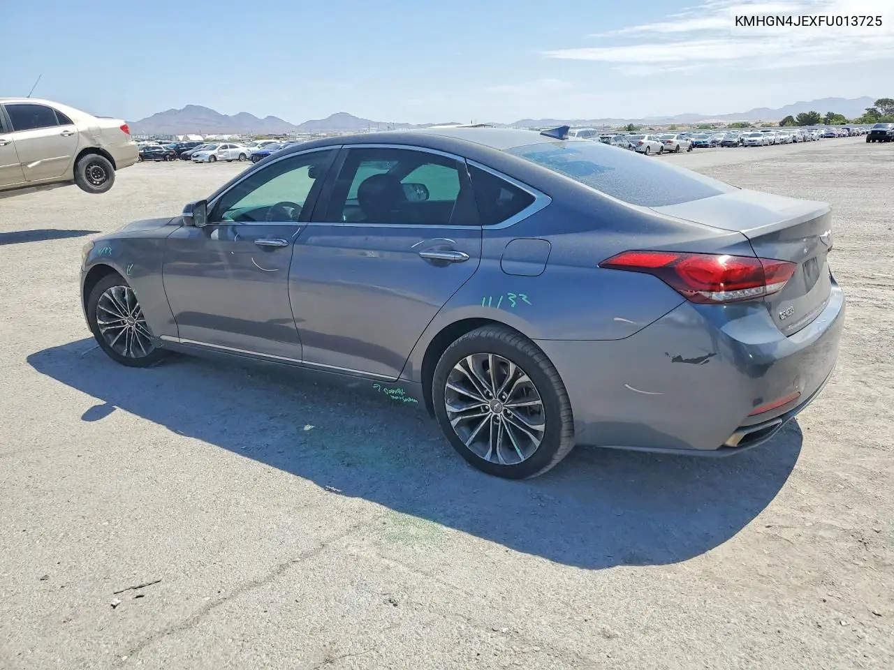2015 Hyundai Genesis 3.8L VIN: KMHGN4JEXFU013725 Lot: 61392036