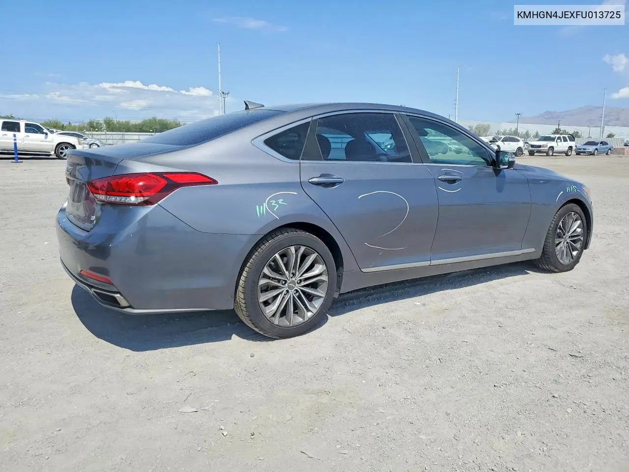 2015 Hyundai Genesis 3.8L VIN: KMHGN4JEXFU013725 Lot: 61392036