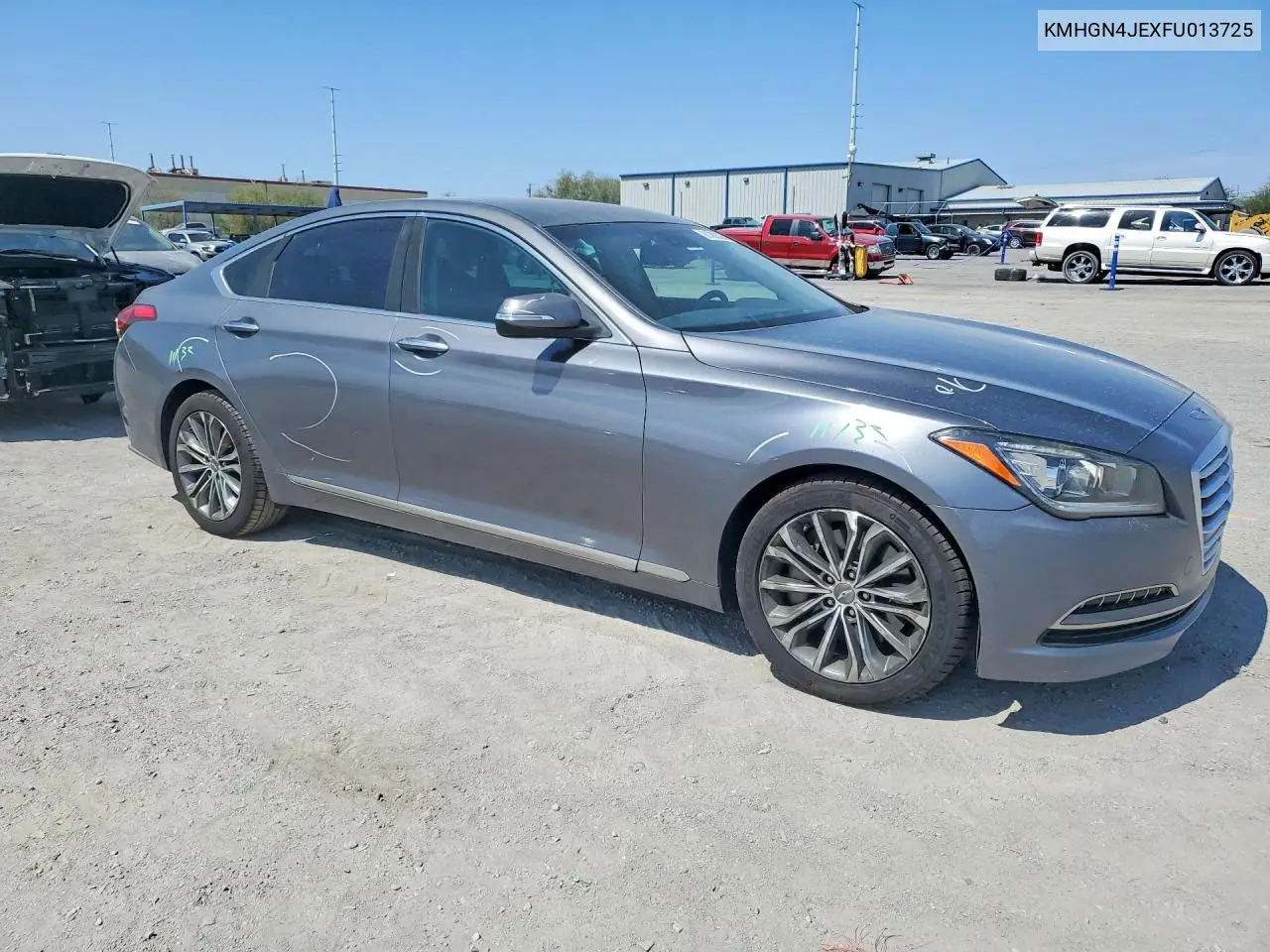 2015 Hyundai Genesis 3.8L VIN: KMHGN4JEXFU013725 Lot: 61392036