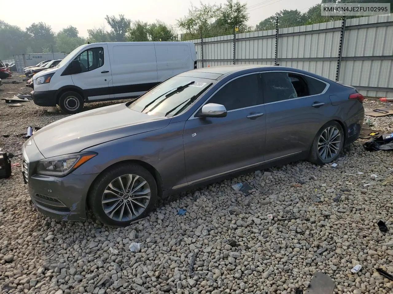 2015 Hyundai Genesis 3.8L VIN: KMHGN4JE2FU102995 Lot: 61605266