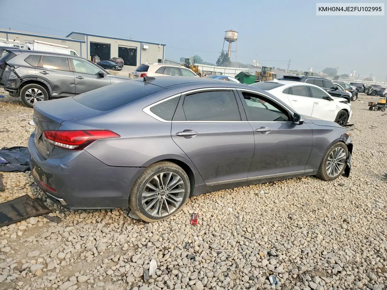 2015 Hyundai Genesis 3.8L VIN: KMHGN4JE2FU102995 Lot: 61605266