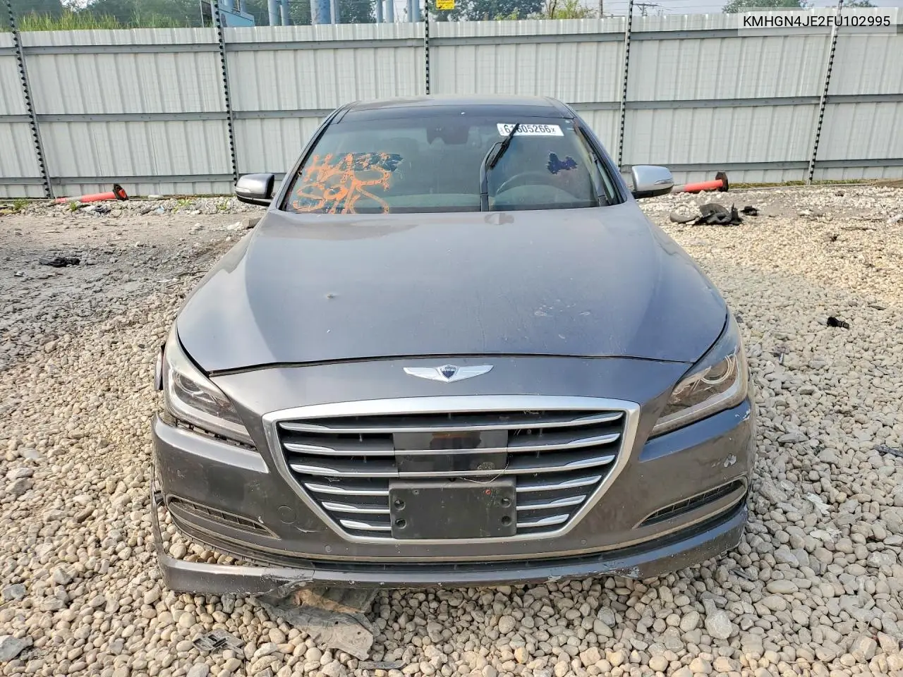 2015 Hyundai Genesis 3.8L VIN: KMHGN4JE2FU102995 Lot: 61605266