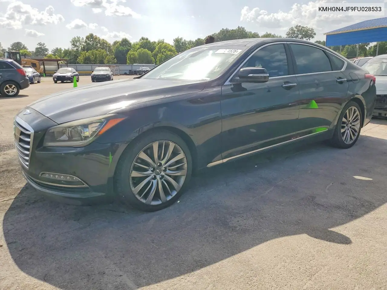 2015 Hyundai Genesis 5.0L VIN: KMHGN4JF9FU028533 Lot: 61801526