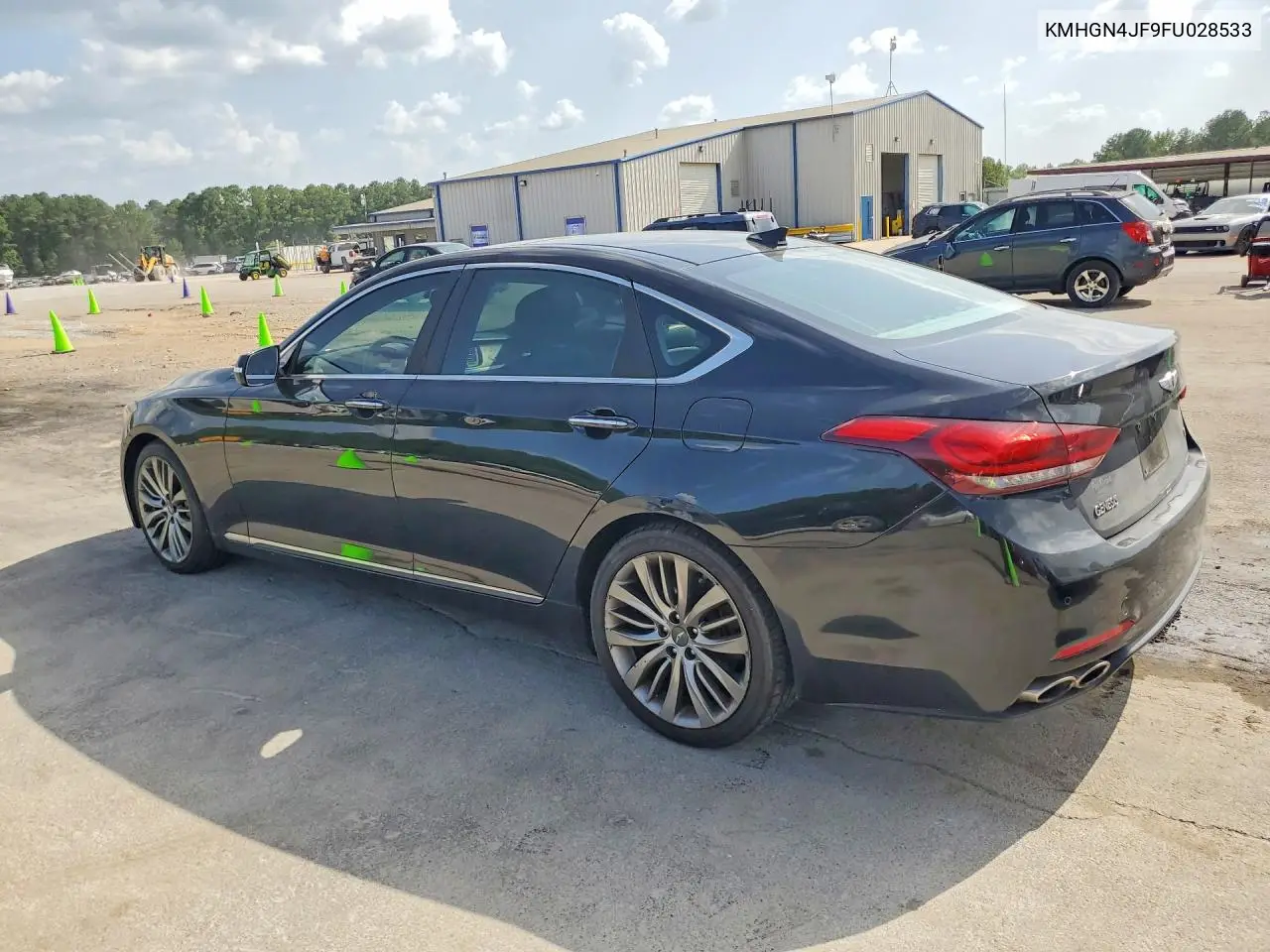 2015 Hyundai Genesis 5.0L VIN: KMHGN4JF9FU028533 Lot: 61801526