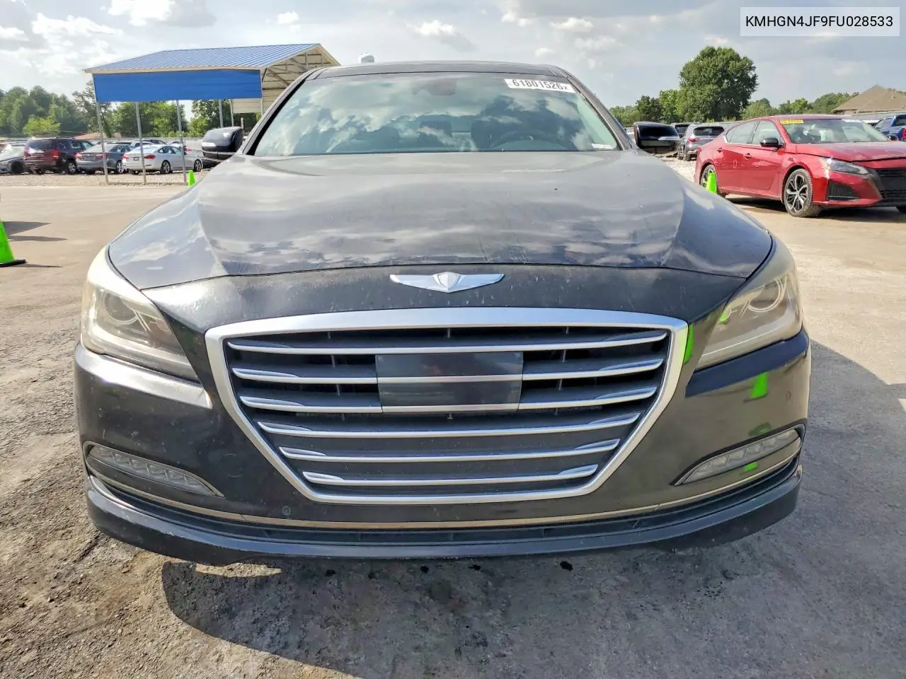 2015 Hyundai Genesis 5.0L VIN: KMHGN4JF9FU028533 Lot: 61801526