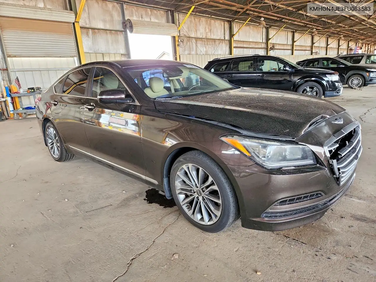 2015 Hyundai Genesis 3.8L VIN: KMHGN4JE3FU083583 Lot: 61894826