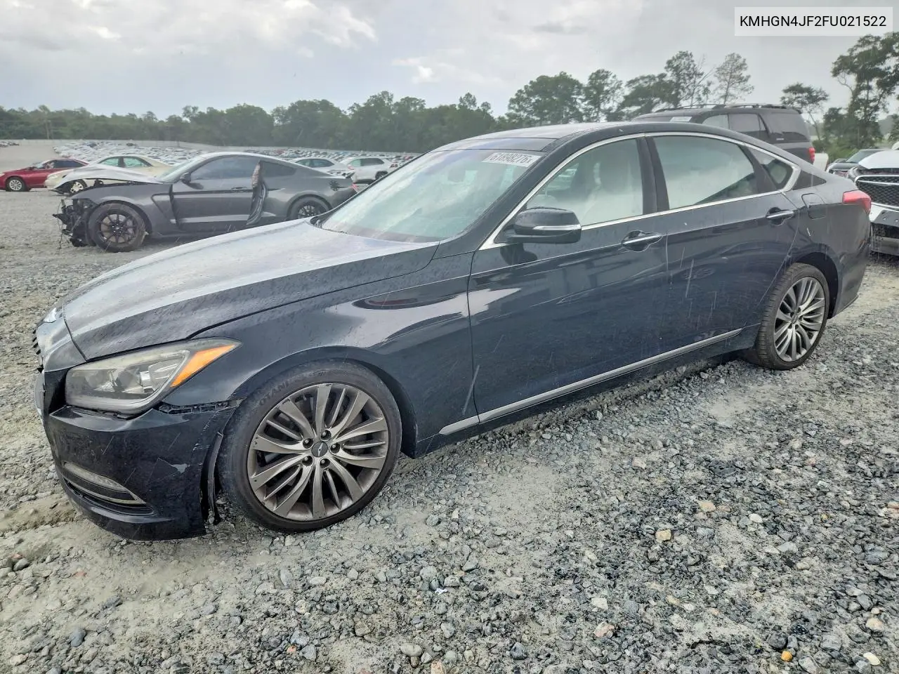 2015 Hyundai Genesis 5.0L VIN: KMHGN4JF2FU021522 Lot: 61898276
