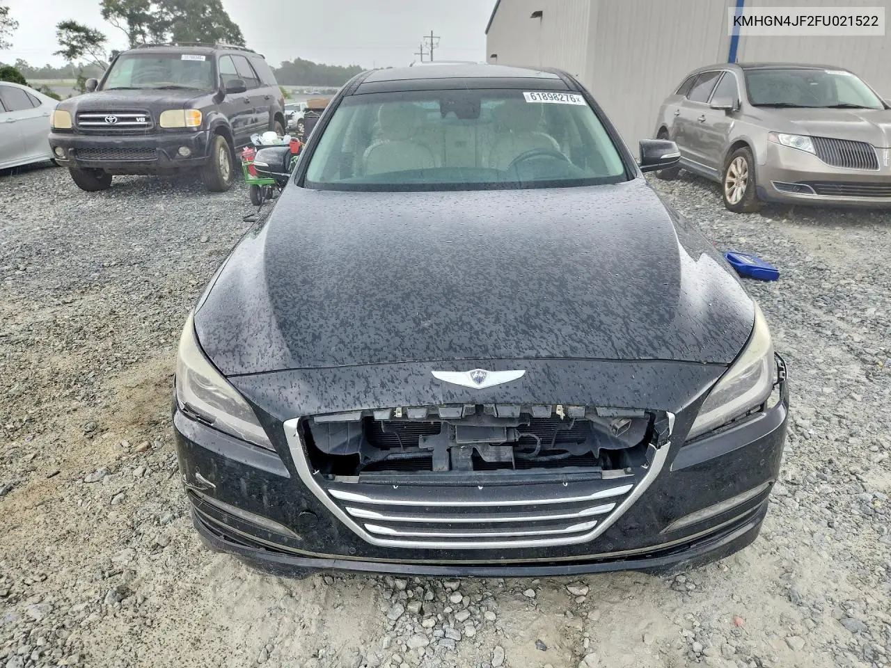 2015 Hyundai Genesis 5.0L VIN: KMHGN4JF2FU021522 Lot: 61898276
